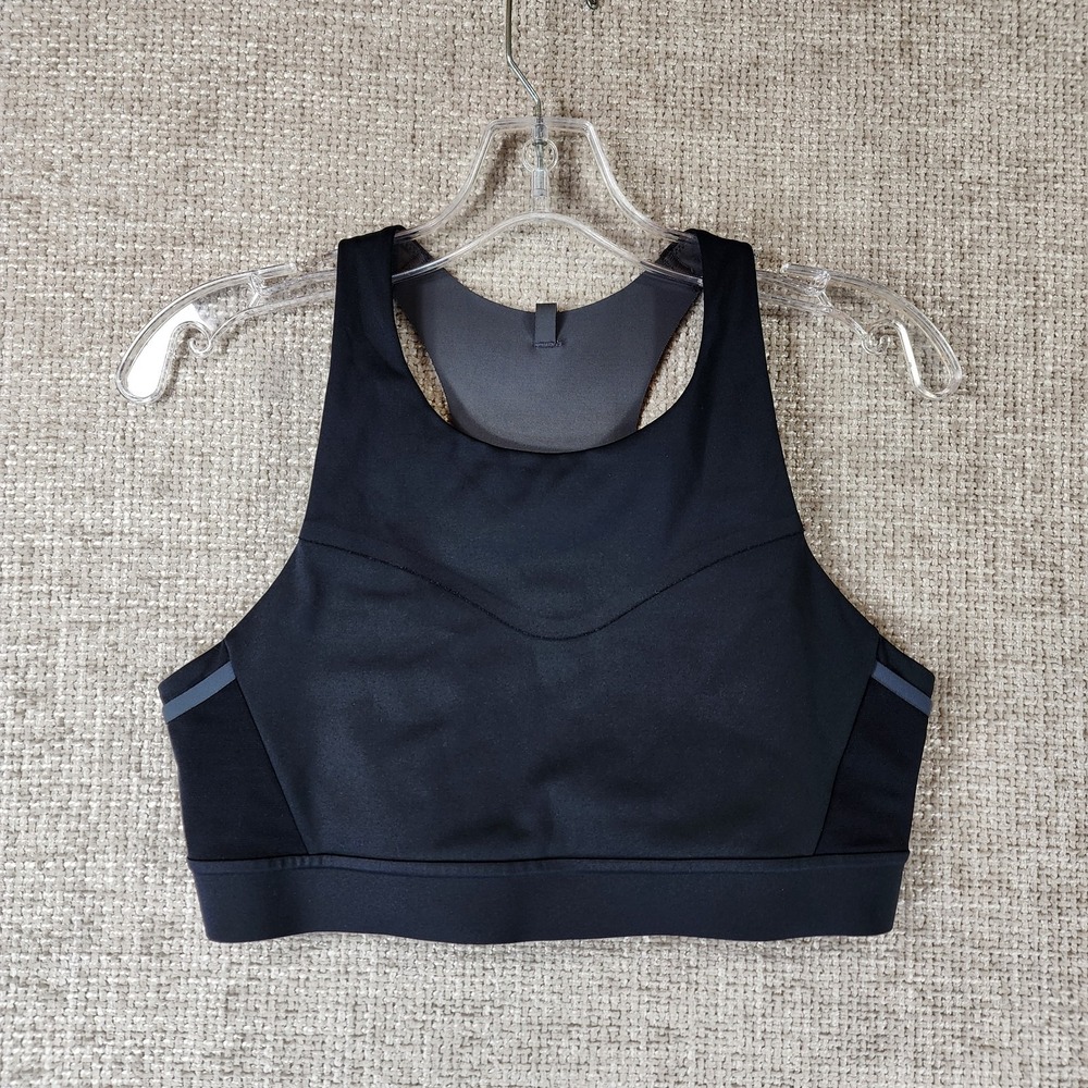 Brooks Drive 3 Running Sports Bra Womens 36C Black Training Outdoor Pockets